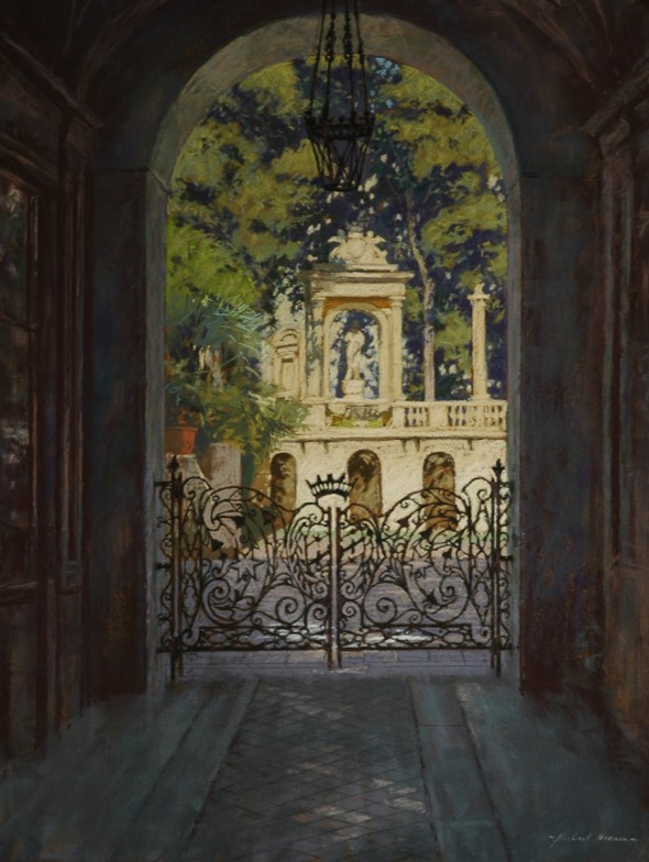 A garden entrance, Rome