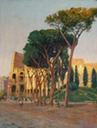 Evening light at the Colosseum